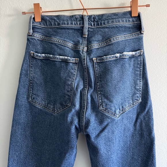 Agolde Riley High Rise Straight Crop in Pastime Size 25 - Picture 9 of 14